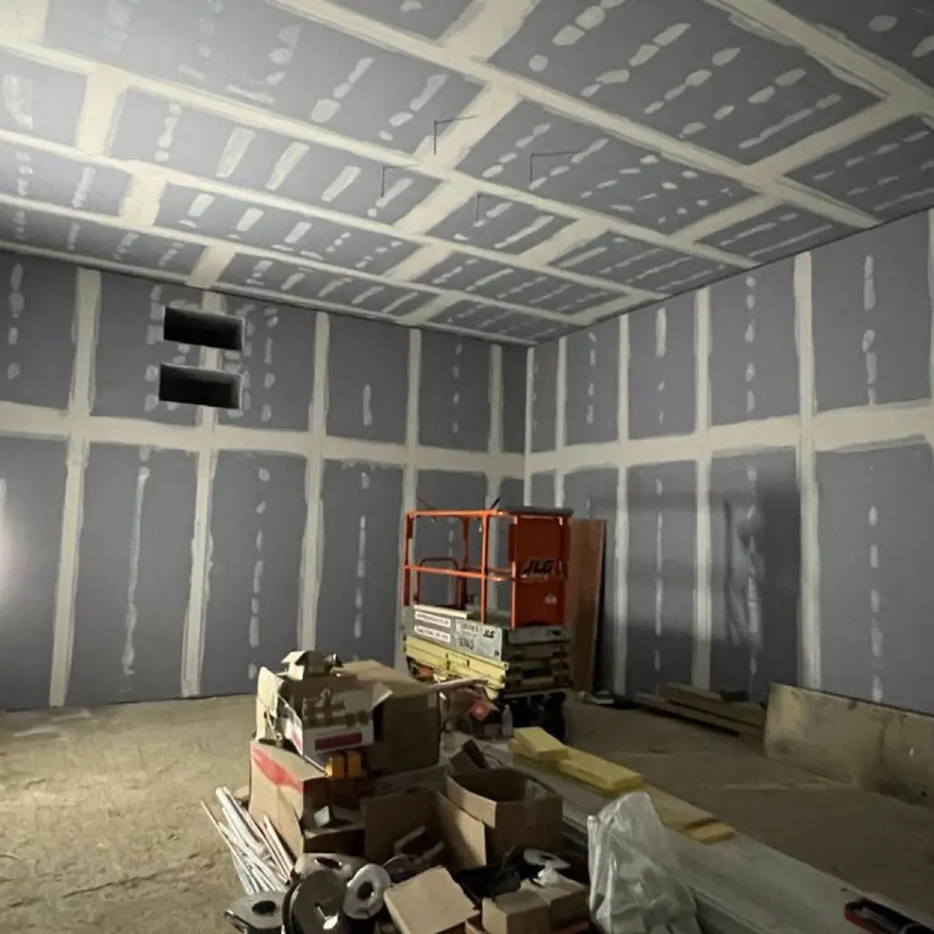 cinema ceiling tape and jointed mason hangers