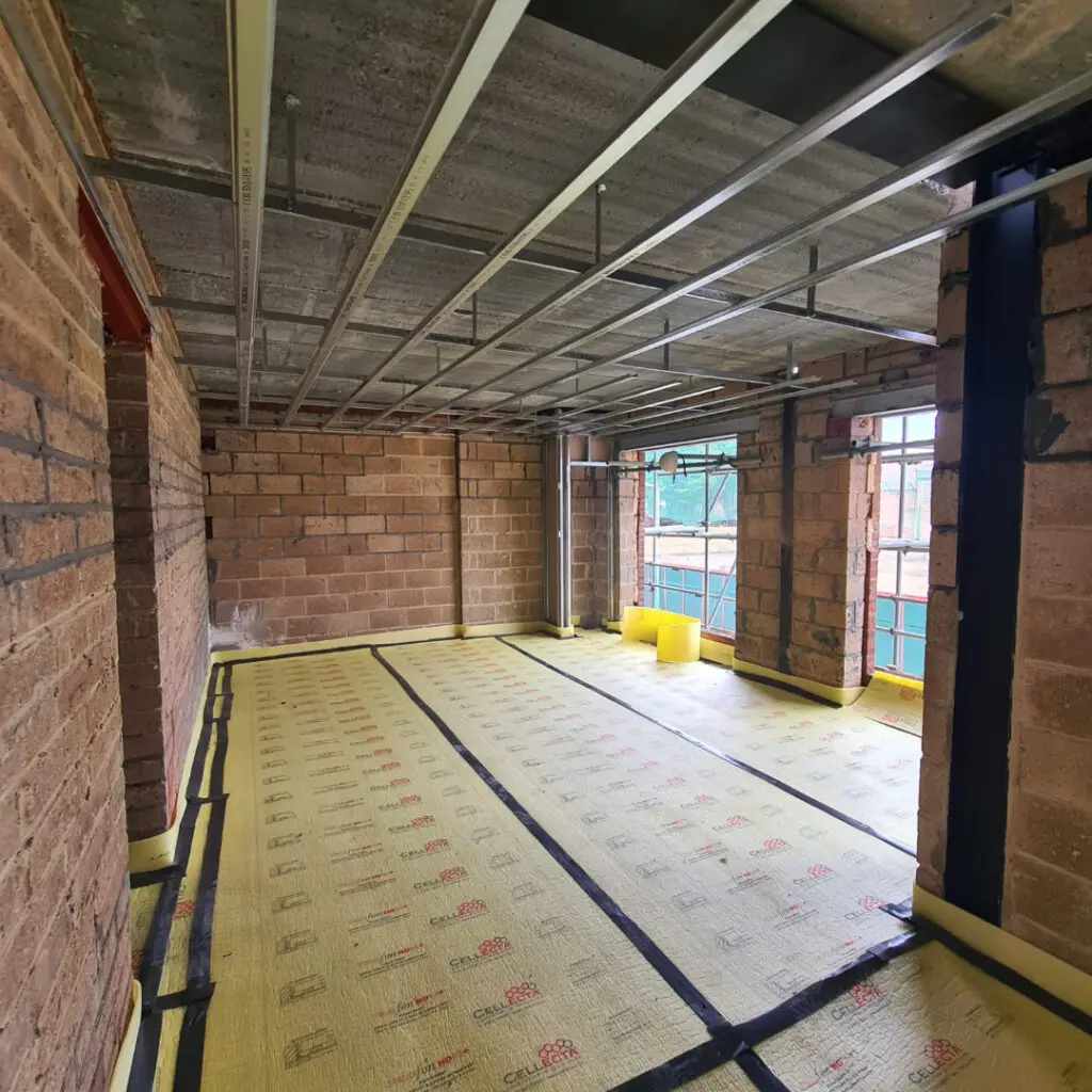 london road romford pub conversion drylining suspended ceiling