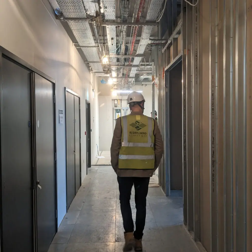 Internal partitions scale space white city london